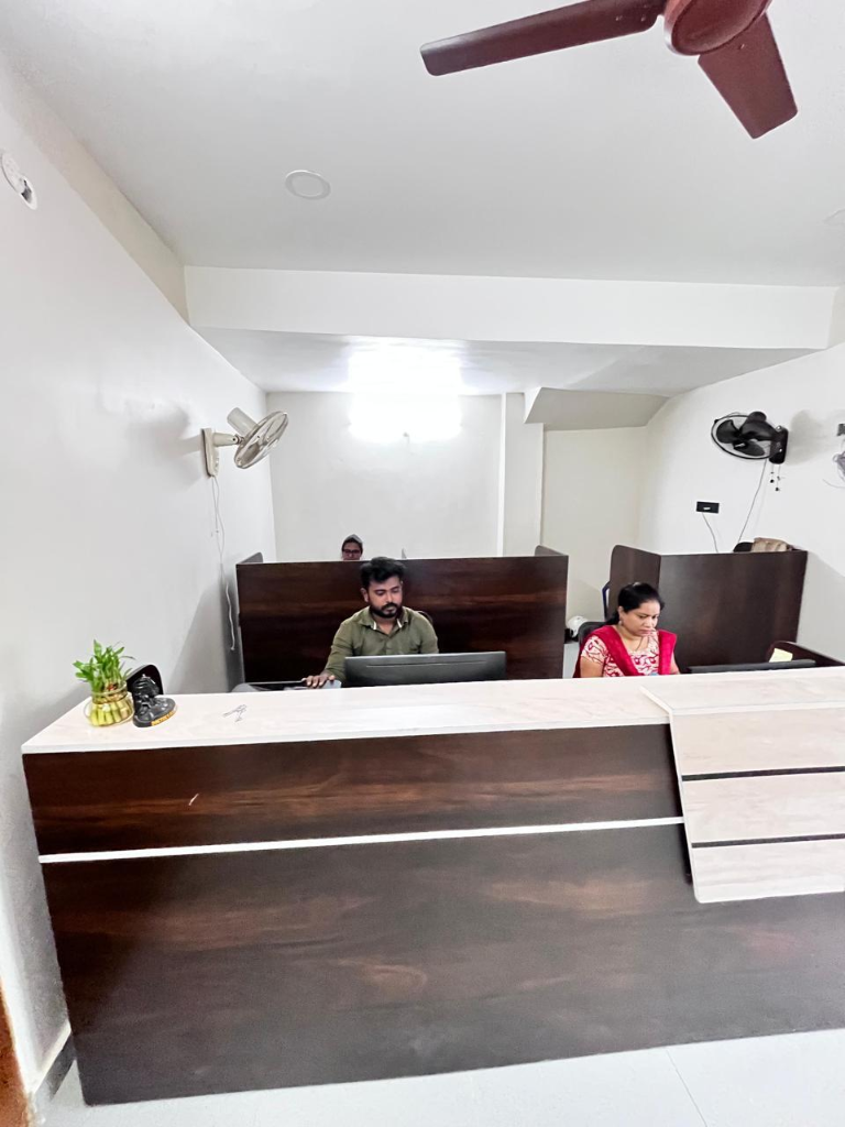 Reception area